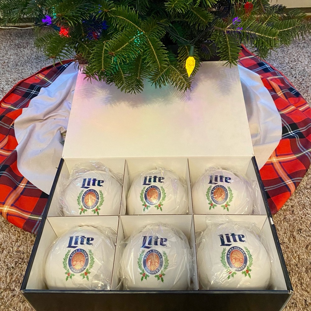 Miller Lite Beernaments (Set of 6)